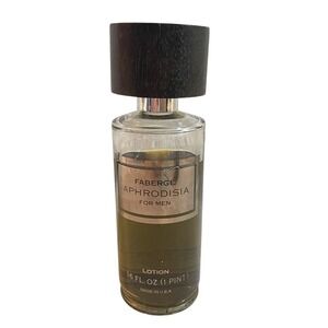 Vintage Faberge Aphrodisia for Men Cologne 16 oz USA‎ Splash Lotion 1 Pint RARE